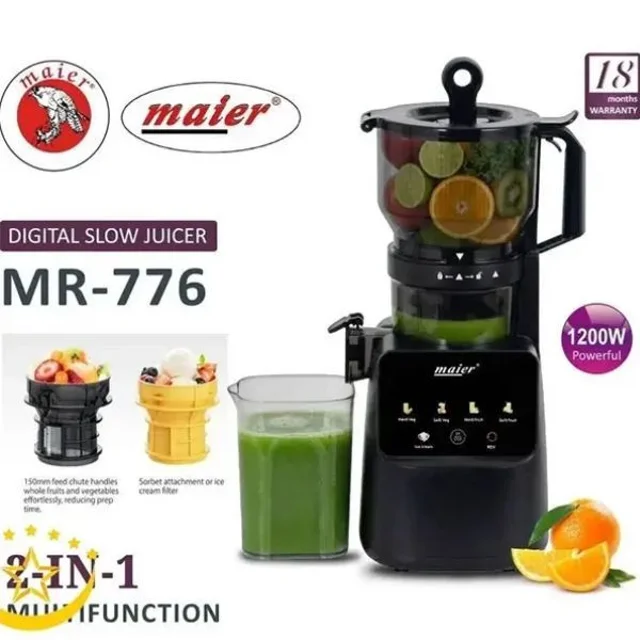 عصاره گیر و بستنی ساز 1200 وات مایر مدل MR776 102185226