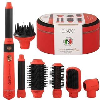 سشوار برس‌دار حالت‌دهنده انزو پروفیشینال مدل EN-4133pro با توان 1500 وات، موتور DC، فناوری 102513135