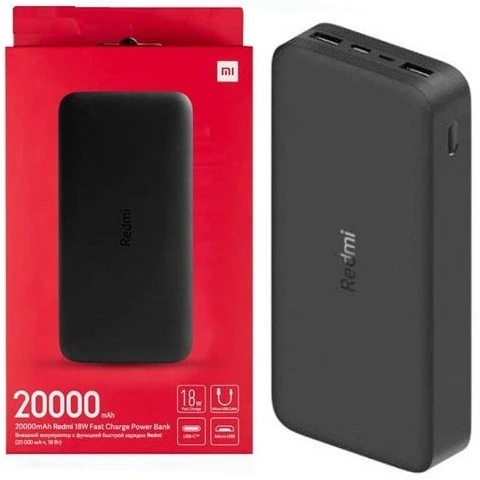 پاوربانک شیائومی اصل مدل Redmi PB200LZM ظرفیت 20000 میلی آمپر کیفیت تضمینی