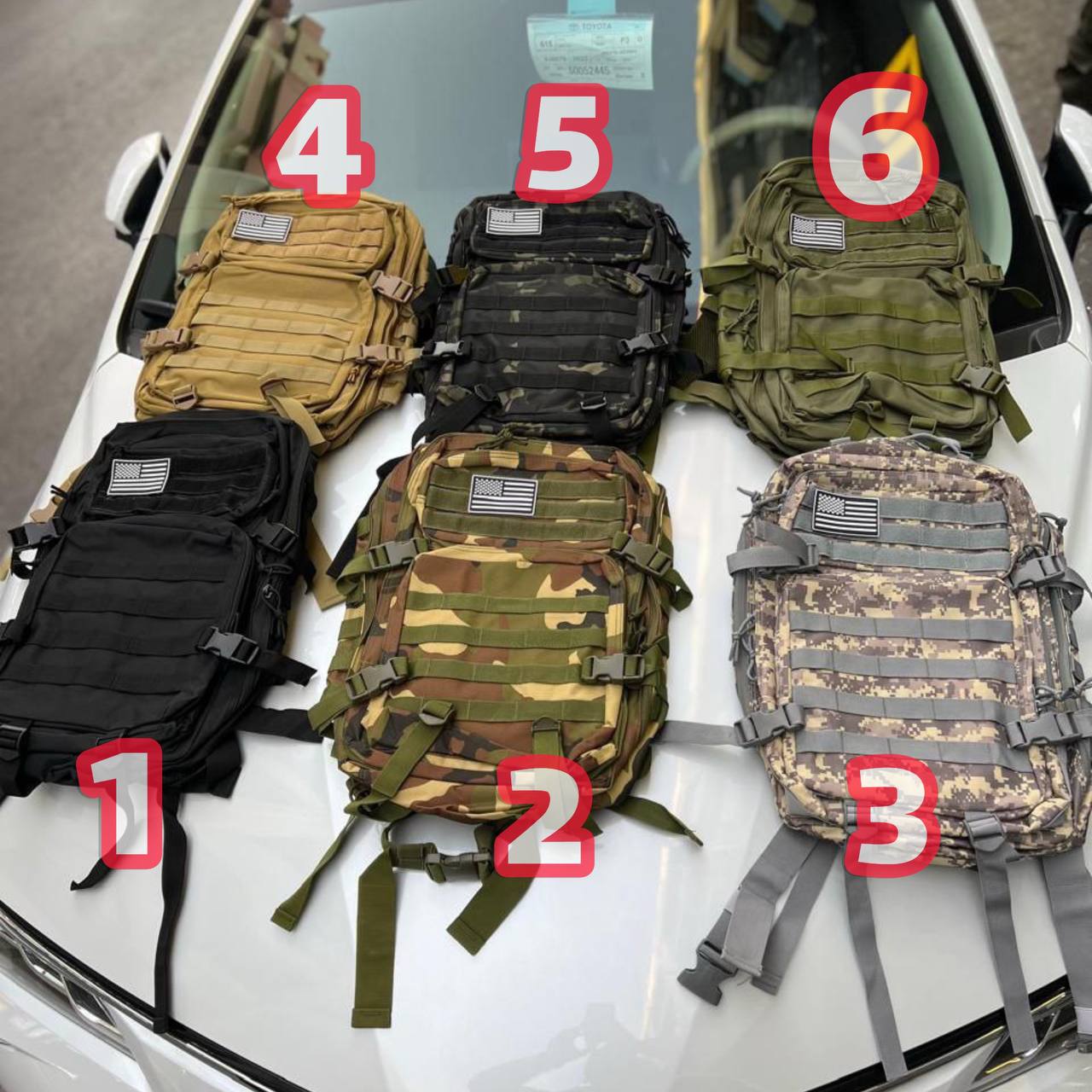 کوله پشتی تاکتیکال ۵۰ لیتری برزنتی